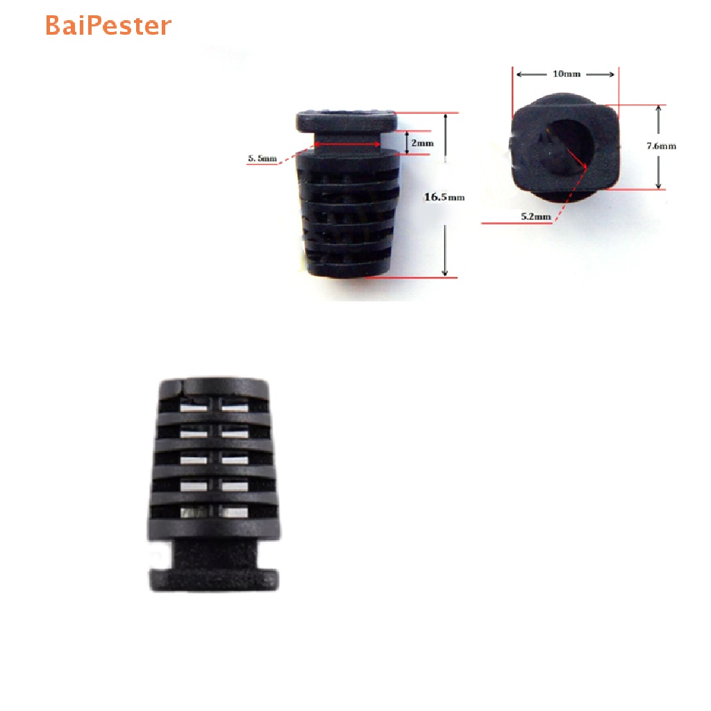 baipester-10pcs-4-6-5-2-6mm-cable-gland-connector-rubber-strain-relief-cord-boot-protector