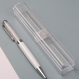 กล่องพลาสติกใสทรงสี่เหลี่ยม ใส่ปากกา ✔️ พร้อมส่ง