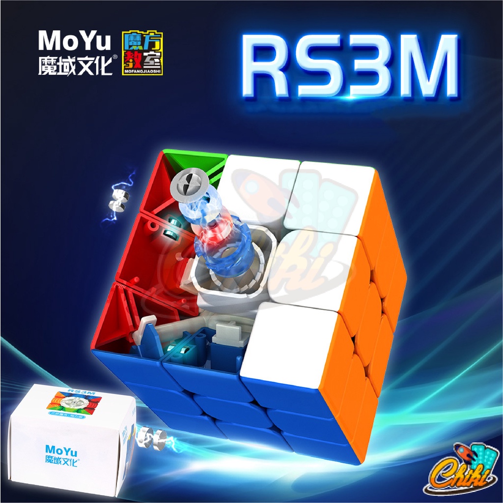 รูบิคแม่เหล็ก-3x3-moyu-rs3m-2020-rubik-มีแม่เหล็ก-อัพเกรดจาก-mf3rs3m-รูบิคโมยู-อุปกรณ์ครบ