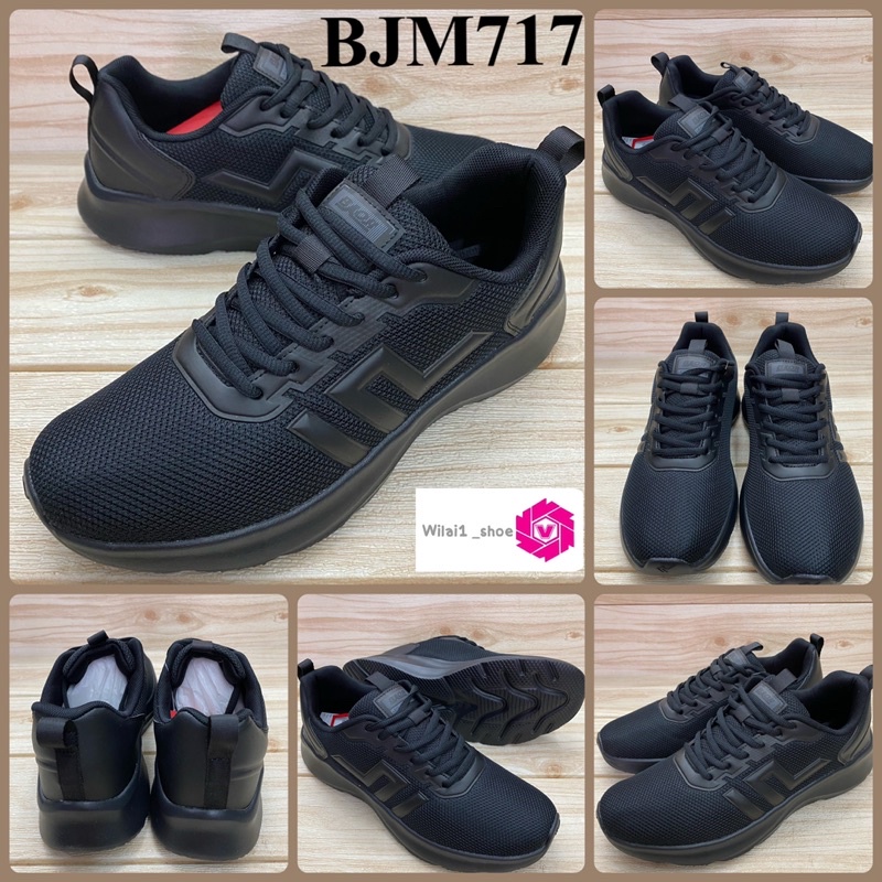 ภาพหน้าปกสินค้าBaoji BJM 717 รองเท้าผ้าใบชาย (41-45) สีดำ/ดำขาว/กรม/เทา/ขาว จากร้าน wilai1_shoe บน Shopee