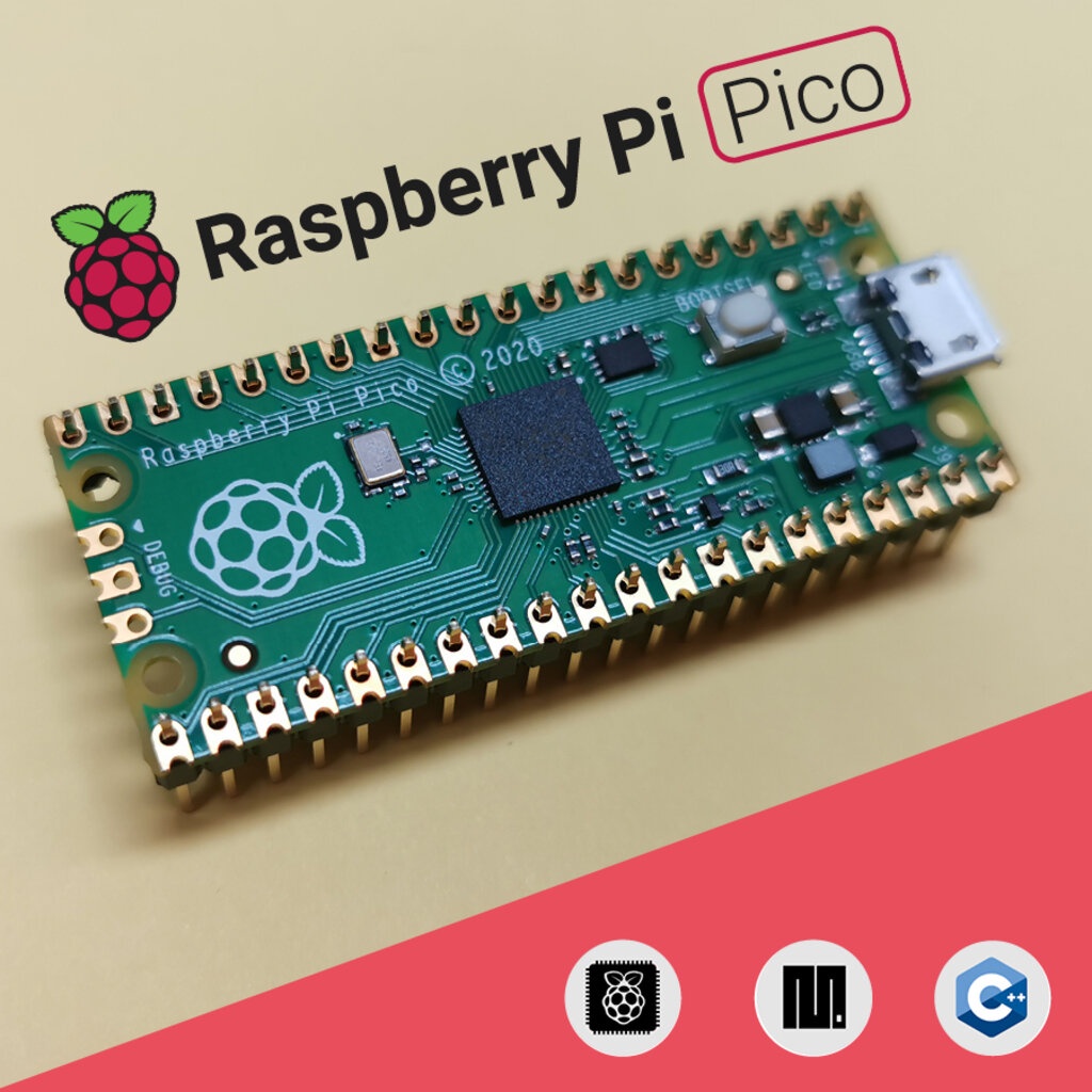 raspberry-pi-pico-บอร์ดไมโครคอนโทรลเลอร์-32-บิต-สมรรถนะสูง-ยืดหยุ่น-และใช้งานง่าย