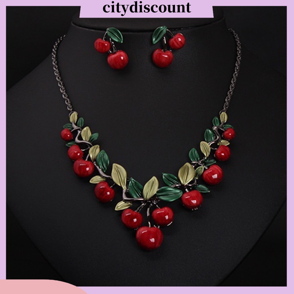 lt-citydiscount-gt-ชุดเครื่องประดับ-สร้อยคอ-ต่างหู-รูปผลไม้-เชอร์รี่-สีแดง-สไตล์วินเทจ-สําหรับเจ้าสาว-1-ชุด