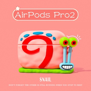 เคสหูฟัง ลาย Spongebob SquarePants Snail สําหรับ AirPods Pro2 AirPodsPro (2nd Item) AirPods3 3rd AirPods2gen 2021