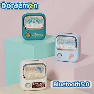Disney Doraemon IPX4 TWS โดเรม่อน น่ารักการ์ตูนไร้สายบลูทูธหูฟังชนิดใส่ในหูชุดหูฟังสำหรับเล่นเกม HiFi ลดเสียงรบกวน ไมโครโฟนในตัว หูฟังกันน้ำ