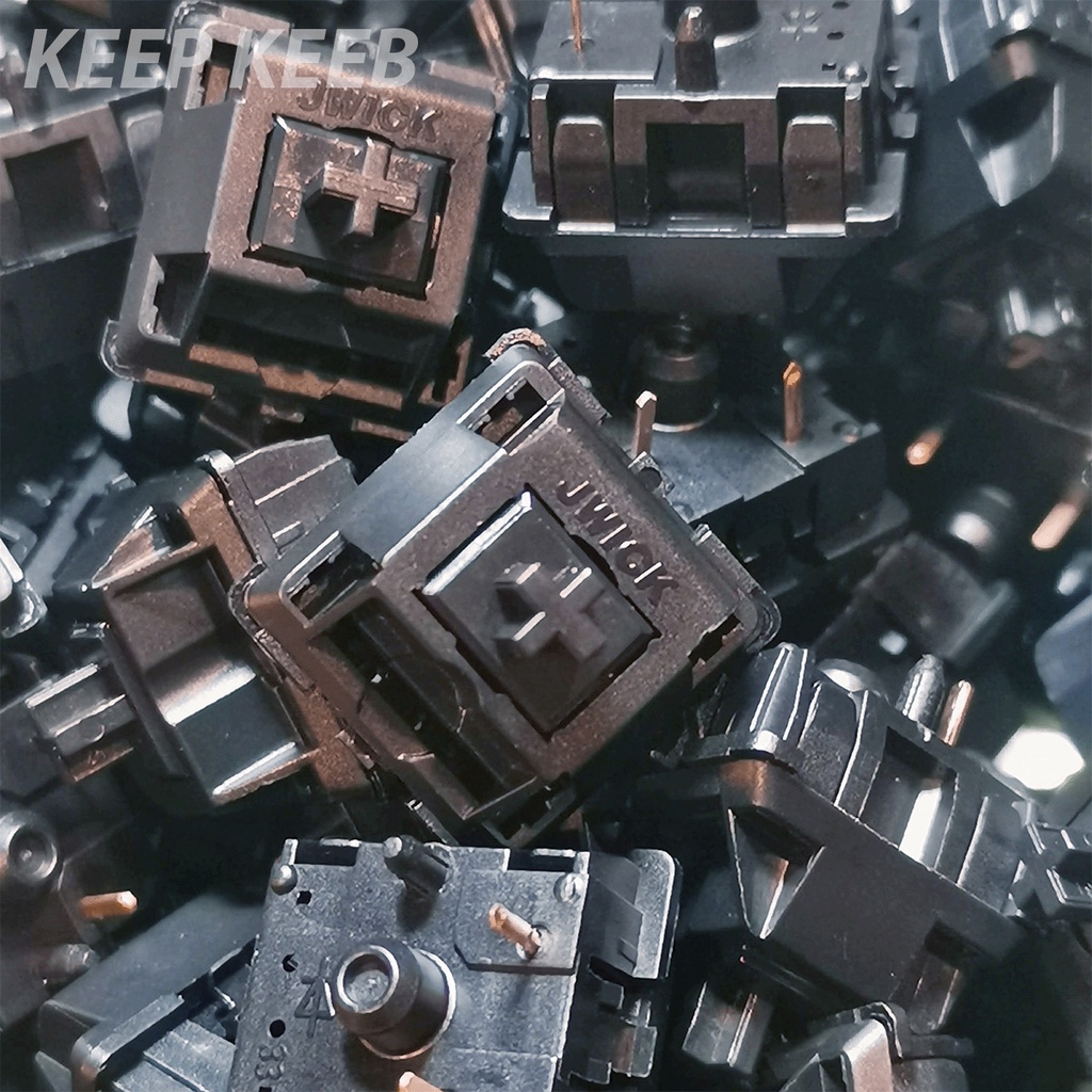 ภาพหน้าปกสินค้าJWK Black v2  5 pin 63.5g สวิตช์ Mechanical Keyboard จากร้าน keepkeeb บน Shopee