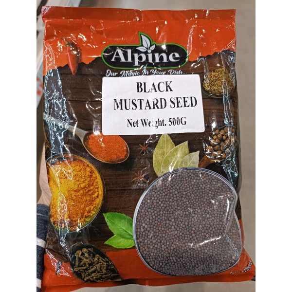 black-mustard-seed-net-weight-500g-แบล็ค-มัสตาร์ด-ซี้ด-เมล็ดมัสตาร์ดดำ