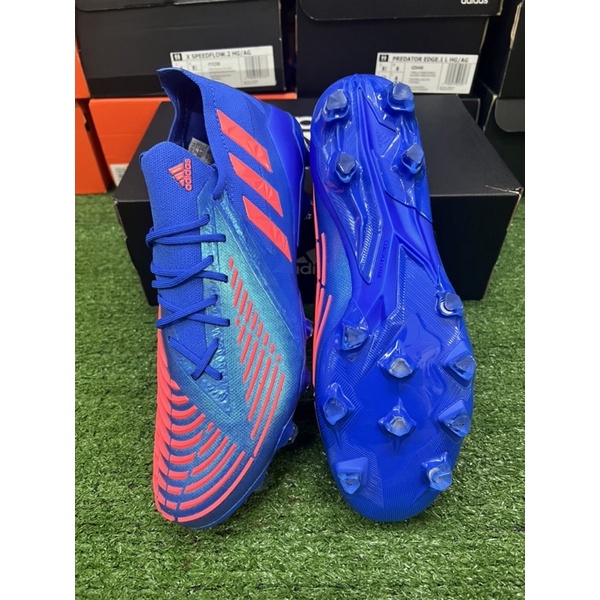 สตั๊ด-รองเท้าฟุตบอล-adidas-predator-edge-1-l-hg-ag-ตัวท๊อป-ไซส์-42-5