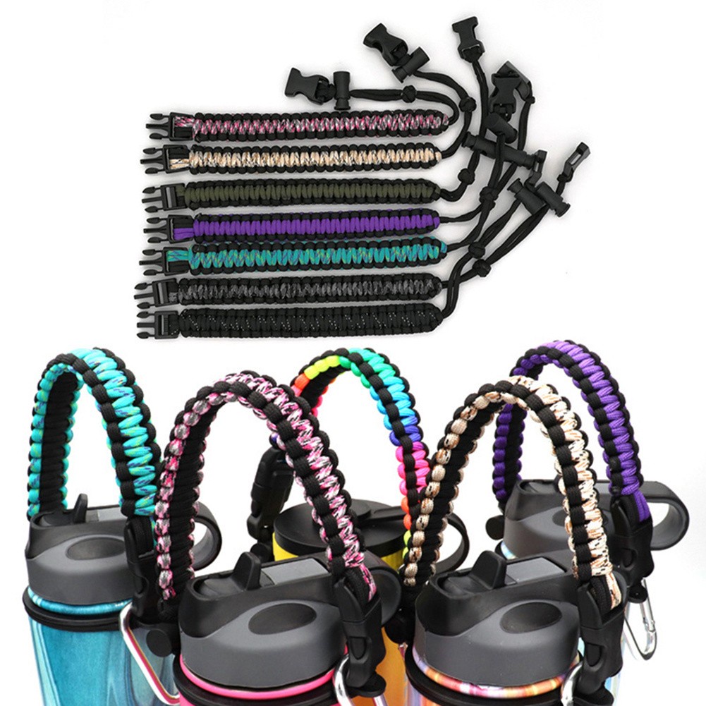 Water Bottle Safety Ring Strap Handle Carrier Rope For Hydro Flask Wide