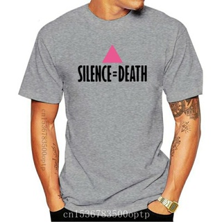 เสื้อยืดถูกๆ Serin yaz Tees erkek sessizlik eşittir ölüm serin pamuklu kısa kollu T Shirt T Shirt erkek moda erkek