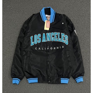 เสื้อแจ็กเก็ตพรีเมี่ยม ลาย CALIFORNIA LOS ANGLES BOMBER LABELS - UNISEX
