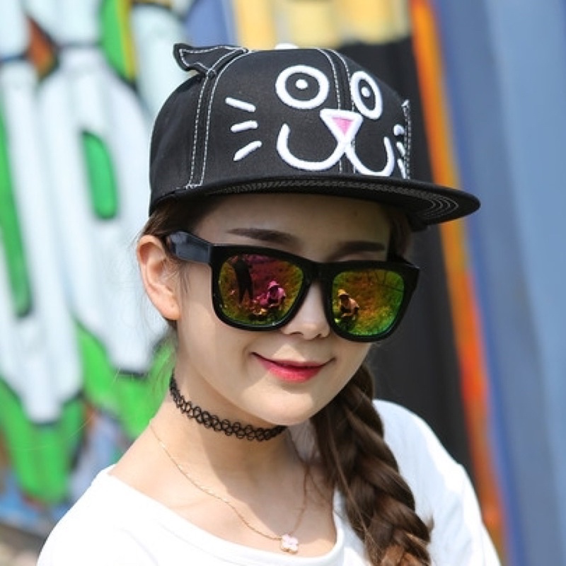 cap-cat-หมวกลายแมว-หมวกเบสบอล-ราคาถูก-พร้อมส่ง