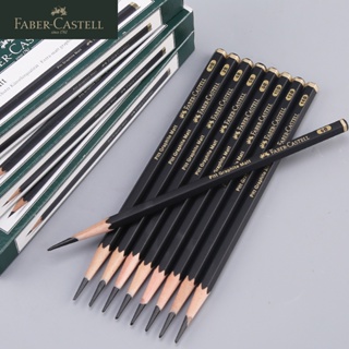 Faber-castell ชุดดินสอวาดภาพกราไฟท์ เนื้อแมตต์ HB, 2B, 4B, 6B, 8B, 10B, 12B, 14B 5/8 ชิ้น