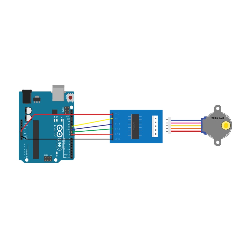 ULN2003 ULN2003AN Step Motor Drive Module บอร์ดขับสเต็ปมอเตอร์ | Shopee ...
