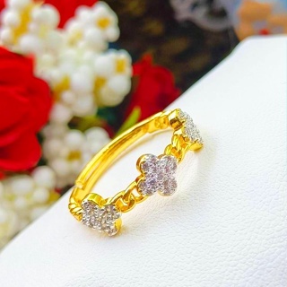 ภาพหน้าปกสินค้าW25 แหวนแฟชั่น*** แหวนฟรีไซส์** แหวนทอง แหวนเพชร แหวนใบมะกอก แหวนทองชุบ แหวนทองสวย ที่เกี่ยวข้อง