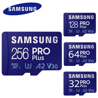 ภาพหน้าปกสินค้าเมมโมรี่การ์ด SAMSUNG Micro SDXC 32GB 64GB 128GB 256GB Class 10 PRO Plus (U3 160MB/s.) memory card การ์ดหน่วยความจำ ที่เกี่ยวข้อง