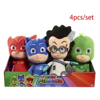 ตุ๊กตา Pj Masks Owlette Catboy Gekko ของเล่นสําหรับเด็ก มี 4 ชิ้น