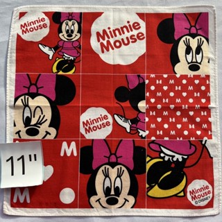 Minnie mouse ผ้าเช็ดหน้ามินนี่เม้าส์