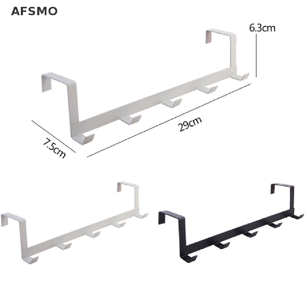 afsmo-ขายดี-ตะขอแขวนเสื้อผ้า-ติดประตู-ตู้-ห้องครัว-ห้องน้ํา