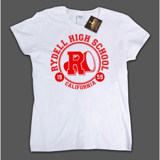 เสื้อยืดผ้าฝ้ายพิมพ์ลายแฟชั่น Sanc6 [พร้อมส่ง] เสื้อยืดผ้าฝ้าย 100% พิมพ์ลาย Rydell High School พลัสไซซ์ ของขวัญคริสต์มา