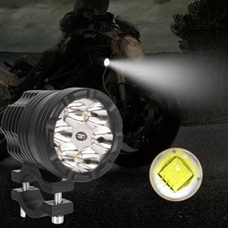 12V LED Headlight Spotlight Assembly Driving Lamp Auxiliary Fog Lamps Motorcycle Light for BMW Honda Kawasaki Cafe Racer