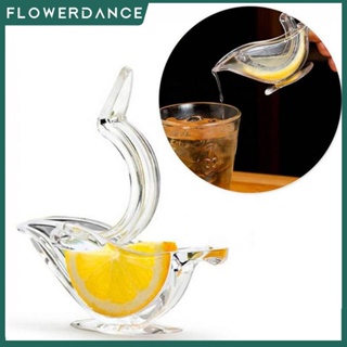 [พร้อมสต็อก] มะนาวคั้นคู่มือคั้นน้ำผลไม้อะคริลิ Pemerah มะนาวสีส้มคั้นมือกดน้ำผลไม้ส้มคั้นน้ำผลไม้เรือรูปร่าง Flowerdance