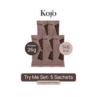 ภาพหน้าปกสินค้าTry Me Set Chocolate Malt Flavour: Kojo Plant Protein  โปรตีนจากพืช รสช็อคโกแลตมอลต์ เซ็ท 5 ซอง ที่เกี่ยวข้อง