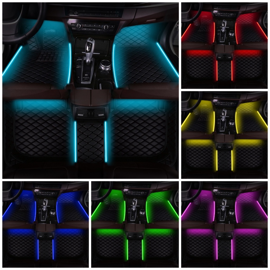 Custom Car Floor Mats With Light Bar For Nissan Altima Dualis Juke