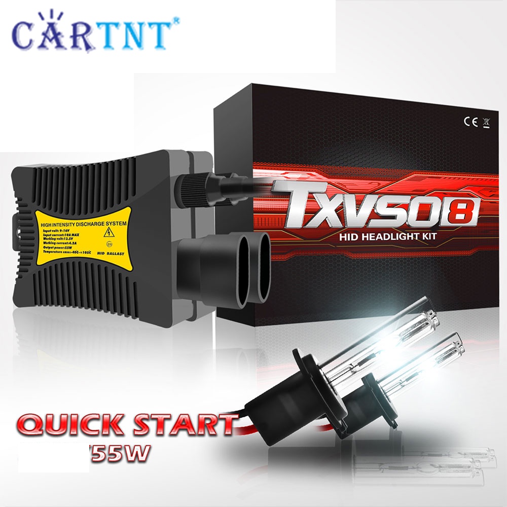 Slim HID Xenon Conversion Kit – Choose Bulb Size & Color From 5000K To 30000K