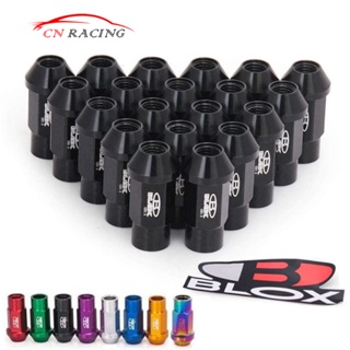 Blox Racing Forged 7075 Aluminium Wheel Lug Nuts M12X1.25 / M12X1.5, L: 50mm 20PCS