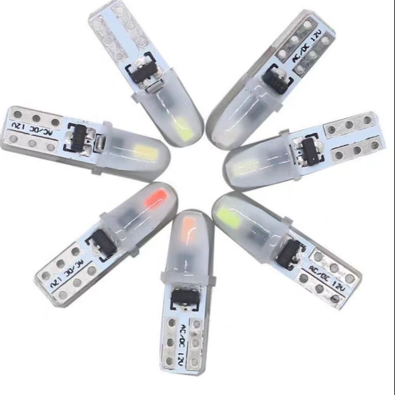 หลอดT5 ไฟเกียร์ รถยนต์ ไฟหน้าปัด LED AC/DC 12V 2SMD แบบไม่มีขั้วบวกลบ ...
