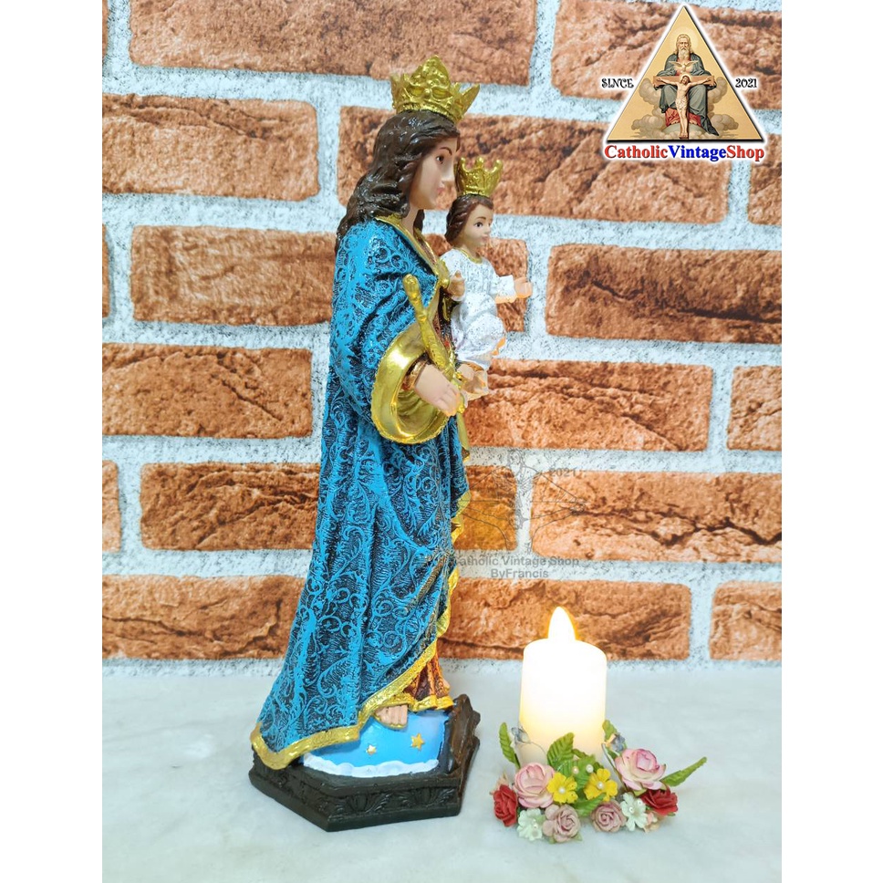 รูปปั้น-พระแม่มารีย์องค์อุปถัมภ์-mary-help-of-christian-คาทอลิก-คริสต์-catholic-statue-figurine-religion