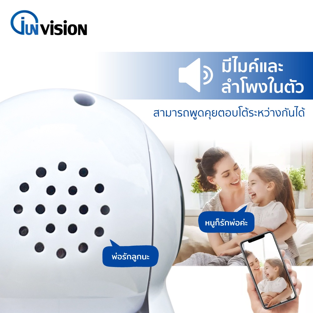 ภาพสินค้ากล้องวงจรปิดไร้สาย HD4ล้านพิกเซล กล้องวงจรปิด ภาษาไทย FHD IP Camera มองเห็นในที่มืด รองรับ SD สูงสุดถึง128GB YOOSEE จากร้าน junanvision บน Shopee ภาพที่ 7