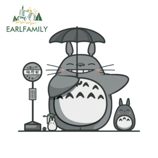 Earlfamily สติกเกอร์ไวนิล ลายอนิเมะ Totoro JDM ขนาด 13 ซม. x 11.3 ซม. สําหรับติดตกแต่งรถยนต์ แล็ปท็อป กีตาร์