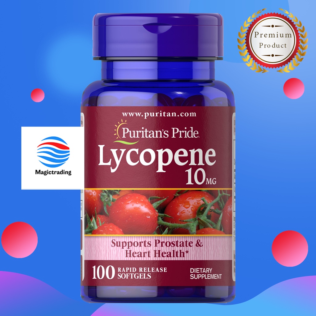Puritan's Pride Lycopene 10 mg / 100 Softgels Shopee Thailand