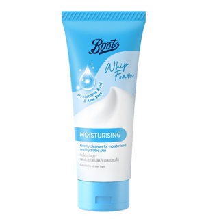 Boots Whip Foam Moisturising 100ML บู๊ทส์ วิป โฟม มอยส์เจอร์ไรซิ่ง 100มล.