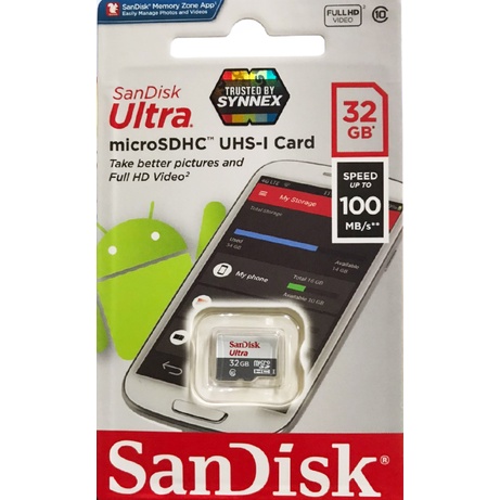 ภาพสินค้าSANDISK ULTRA microSD Card 32GB, 64GB, 128GB จากร้าน neodigital บน Shopee ภาพที่ 4