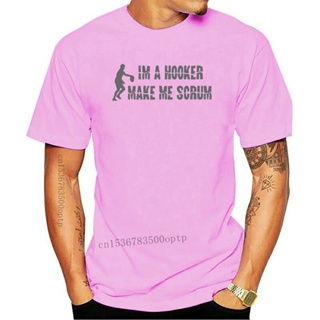 เสื้อเด็กหญิง 2019 yeni marka giyim erkekler serin sıfır yaka bluzlar ben bir Hooker Rugbyer toptan Tee gömlek tasarım เ