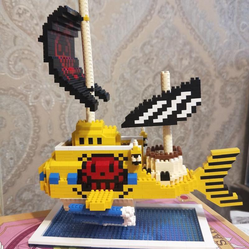 เลโก้-ตัวต่อ-นาโน-nanoblock-microblock-นาโน-ไมโคร-บล็อก-เรือวันพีช-one-piece-pirate-ship