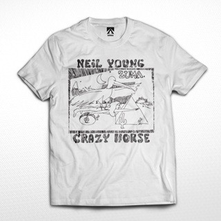 เสื้อยืด พิมพ์ลาย Neil YOUNG Crazy Horse zuma BAND ร็อคเมทัล สําหรับผู้ชาย และผู้หญิง