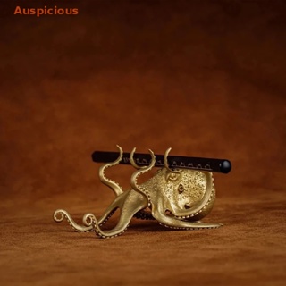 [มงคล] ใหม่ สร้างสรรค์ ทองเหลือง ปลาหมึก ขาตั้ง สําหรับคอมพิวเตอร์ โทรศัพท์ ปากกา ที่วางเครื่องประดับ ของขวัญ