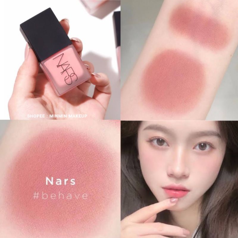 NARS LIQUID BLUSH สี BEHAVE สีใหม่ล่าสุด บรัชสูตรติดทนนาน สีสวยชัด | Shopee Thailand
