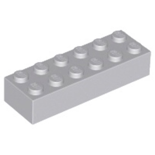Lego part (ชิ้นส่วนเลโก้) No.2456 / 44237  Brick 2 x 6