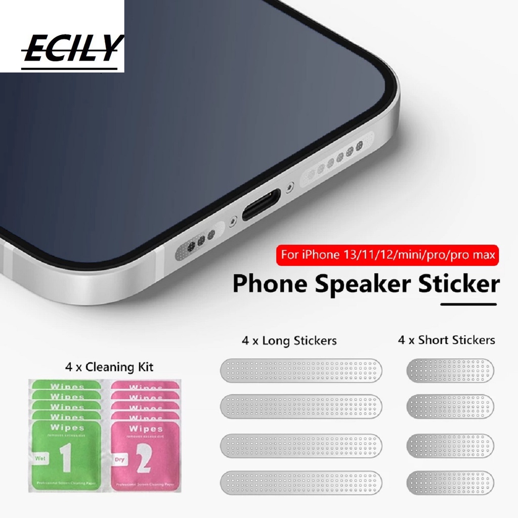 ecily-สติกเกอร์ตาข่าย-ป้องกันฝุ่น-สําหรับลําโพง-หูฟัง-โทรศัพท์มือถือ