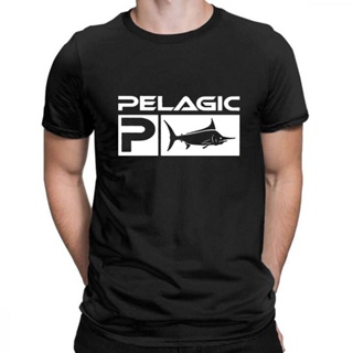 เสือยืดผู้ชาย Pelagic ตกปลาน้ําเสื้อยืดผู้ชายสีดําเสื้อยืดลําลองเสื้อยืดผู้หญิงแฟชั่นฤดูร้อน camisetas футболка unisex ท