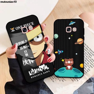 เคสซิลิคอน ลาย 3 สําหรับ Samsung A3 A5 A6 A7 A8 A9 Pro Star Plus 2015 2016 2017 2018 RXMH