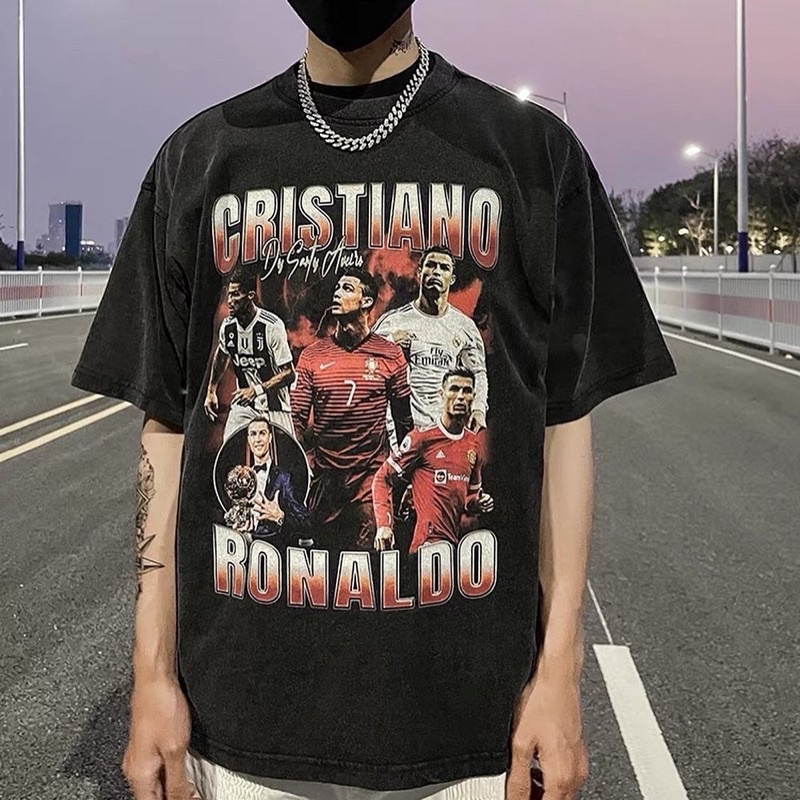 เสื้อยืดฟุตบอลโลก-โรนัลโด้-bootleg-t-shirt-โรนัลโด้-cr7-jersey