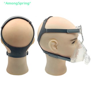 Amongspring> สายรัดศีรษะ CPAP ป้องกันการนอนกรน สําหรับเครื่องช่วยหายใจหกเหลี่ยม