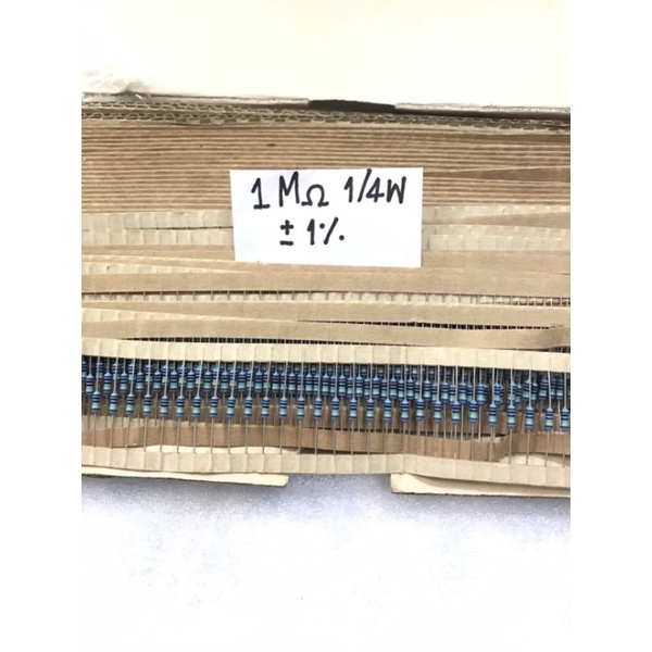 resistor-1m-1-4w-1-r-1-เมกะโอห์ม-รีซิสเตอร์-ตัวต้านทาน-1-4-วัตต์-บวก-ลบ-1