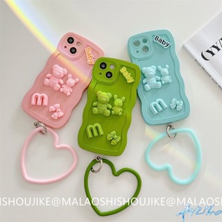 ใหม่ เคสโทรศัพท์มือถือ ลายหมีน่ารัก 3D สําหรับ Oppo A9 2020 A5 2020 case A15 A15S A53 A31 F11 A3S A12E R17 Pro Reno 7Z Reno 5 Pro Oppo A5S A12 F9