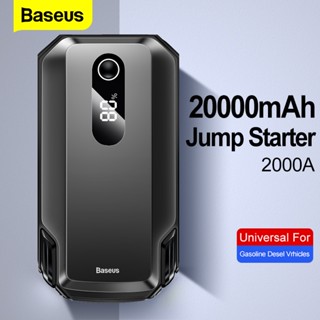 Baseus พาวเวอร์แบงค์ 20000mAh 12V 2000A แบบพกพา สําหรับจั้มสตาร์ทรถยนต์